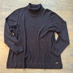 CALVIN KLEIN Turtle Neck Sweater 1X